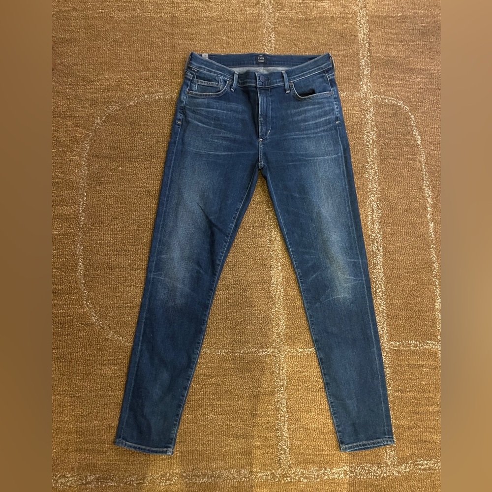 CITIZENS FOR HUMANITY Rocket High Rise Skinny Jeans Dark Wash LIKE NEW Size